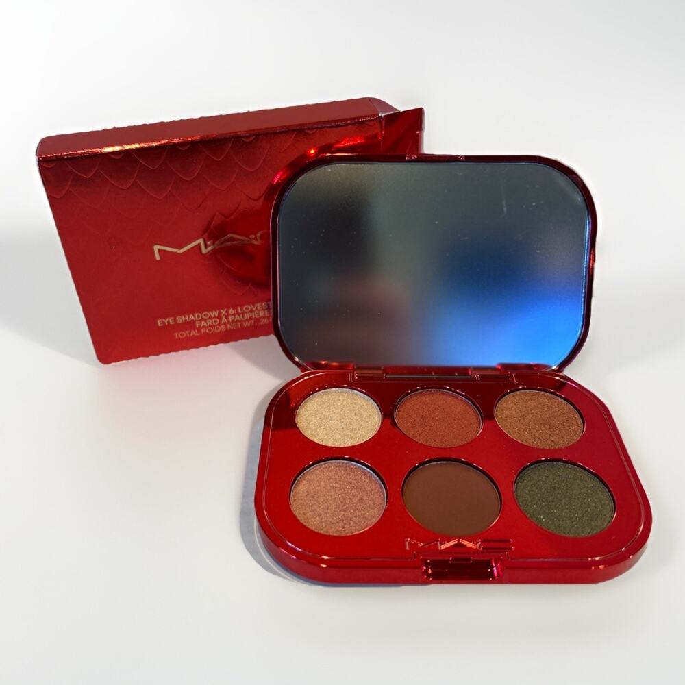 MAC Eye Shadow Lovestruck Luck Palette 6 Shades Full Size 7.5g New In Box